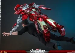 Los Vengadores Figura Movie Masterpiece 1/6 Tony Stark (Mark VII Suit-Up Version) 31 cm