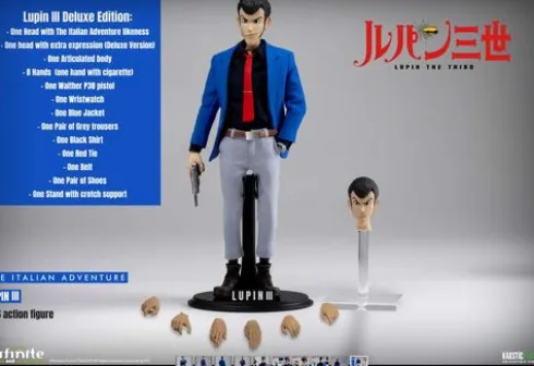 Lupin The 3rd The Italian Adventure Lupin Figura 1/6 Deluxe Edition