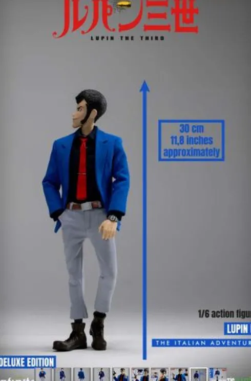 Lupin The 3rd The Italian Adventure Lupin Figura 1/6 Deluxe Edition