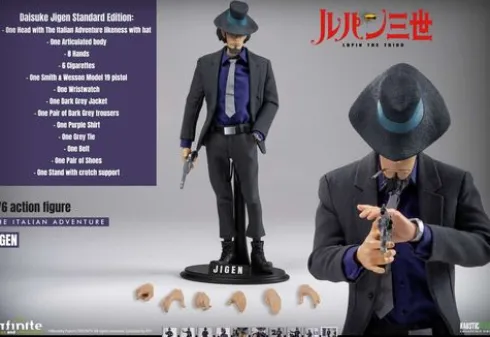 Lupin The 3rd The Italian Adventure Daisuke Jigen Figura 1/6 Standard Edition