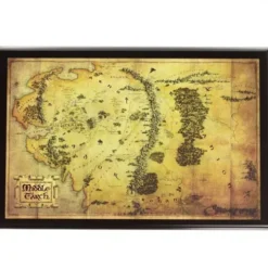 Mapa de La Tierra Media El Hobbit