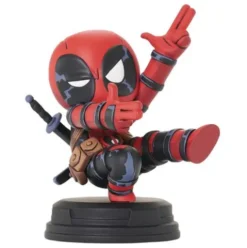 Marvel Animated Estatua Deadpool (Finger Guns) 8 cm