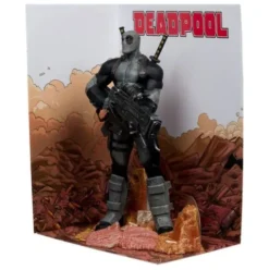 Marvel Collection Estatua PVC 1/6 Deadpool (Deadpool #1)(Grey Suit Chase) 27 cm