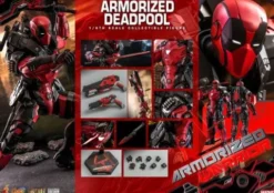 Marvel Comic Masterpiece Figura 1/6 Armorized Deadpool 33 cm