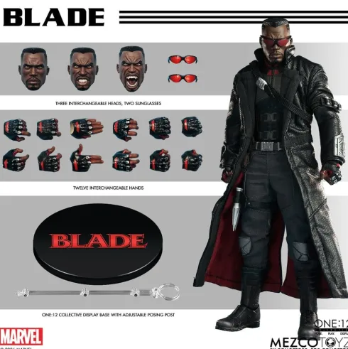 Marvel Comics One:12 Collective Figura 1/12 Blade 17 cm