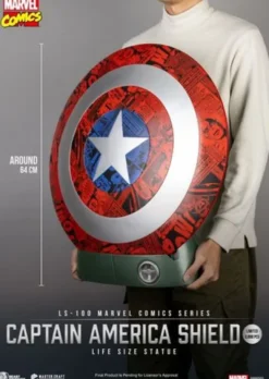 Marvel Comics PVC Captain America Escudo Life Size Statue 64 cm