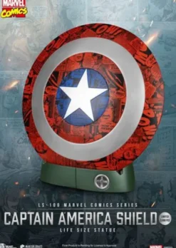 Marvel Comics PVC Captain America Escudo Life Size Statue 64 cm