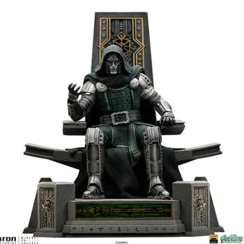 Marvel Doctor Doom on Throne Avengers Doomsday Statue