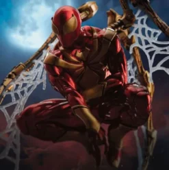 Marvel Estatua Art Scale Deluxe 1/10 Spider-man Iron Armor Comics (CCXP Exclusive 2024) 24 cm