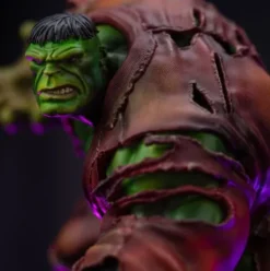 Marvel Estatua 1/10 BDS Art Scale Infinity Gauntlet Hulk Diorama 25 cm