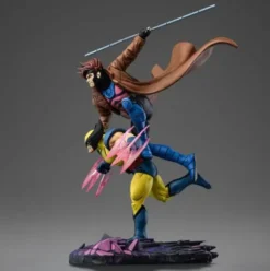 Marvel Estatua 1/10 Deluxe Art Scale X-Men´97 Gambit & Wolverine 29 cm