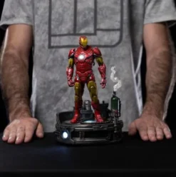 Marvel Estatua 1/10 Deluxe Art Scale Iron Man Unleashed 23 cm