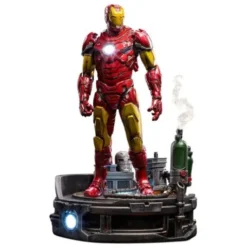 Marvel Estatua 1/10 Deluxe Art Scale Iron Man Unleashed 23 cm
