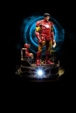 Marvel Estatua 1/10 Deluxe Art Scale Iron Man Unleashed 23 cm