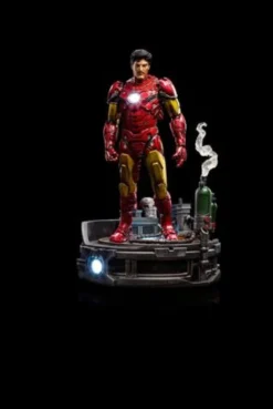 Marvel Estatua 1/10 Deluxe Art Scale Iron Man Unleashed 23 cm