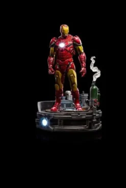 Marvel Estatua 1/10 Deluxe Art Scale Iron Man Unleashed 23 cm