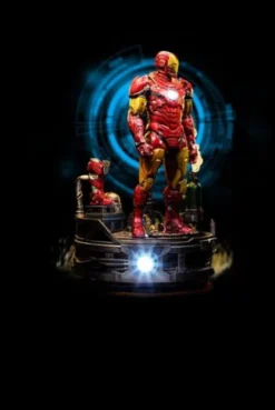 Marvel Estatua 1/10 Deluxe Art Scale Iron Man Unleashed 23 cm