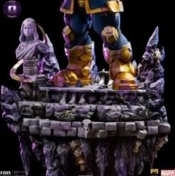 Marvel Estatua Deluxe BDS Art Scale 1/10 Thanos Infinity Gaunlet Diorama 42 cm