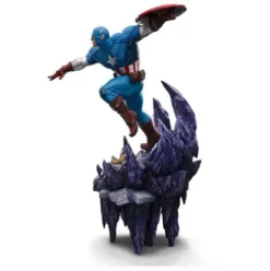 Marvel Estatua 1/10 Deluxe BDS Art Scale Captain America 34 cm