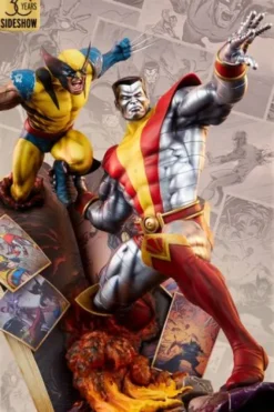 Marvel Estatua Fastball Special: Colossus and Wolverine Statue 46 cm