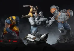 Marvel Estatua Premium Format Grey Hulk vs Wolverine