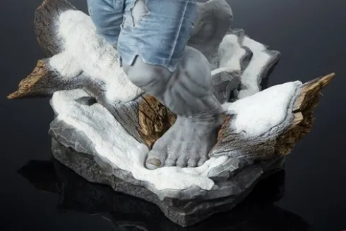 Marvel Estatua Premium Format Grey Hulk vs Wolverine