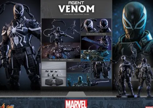 Marvel Figura Comic Masterpiece 1/6 Agent Venom Spider-Man