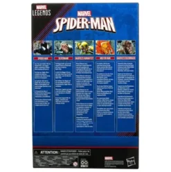 Marvel Legends Pack de 5 Figuras Spider-Man, Silvermane, Human Fly, Molten Man and Razorback