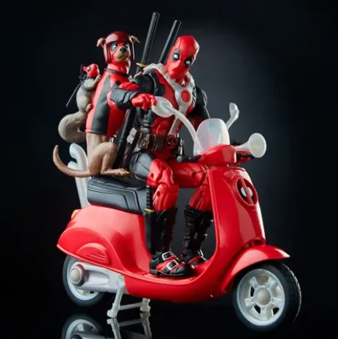 Marvel Legends Series Deadpool Figure with Scooter