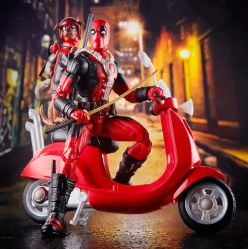 Marvel Legends Series Deadpool Figure with Scooter