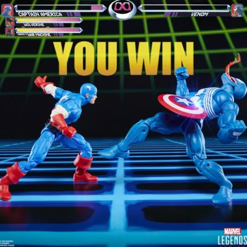Marvel Legends Series Gamerverse Captain America vs Venom