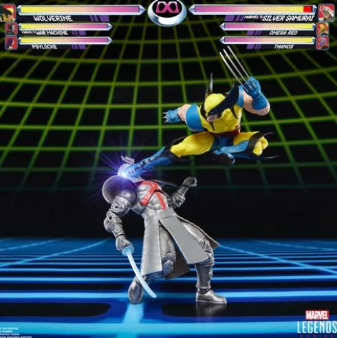 Marvel Legends Series Gamerverse Wolverine vs Silver Samurai