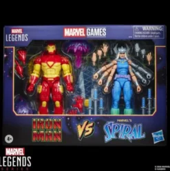 Marvel Legends Series Marvel Games Iron Man vs Marvel’s Spiral
