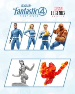 Marvel Legends Series Pack 6 Figuras The Fantastic Four: First Steps