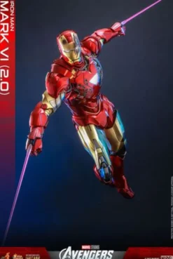Marvel Los Vengadores Figura Movie Masterpiece Diecast 1/6 Iron Man Mark VI (2.0) 32 cm