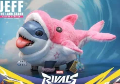 Marvel Rivals Videogame Masterpiece Series Figura de acción Jeff the Land Shark (Deluxe Version) 11 cm