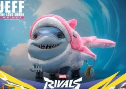 Marvel Rivals Videogame Masterpiece Series Figura de acción Jeff the Land Shark (Deluxe Version) 11 cm