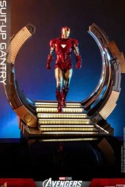 Marvel’s The Avengers Set Accesorios Accessories Collection Series Iron Man Suit-Up Gantry
