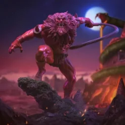 Masters of the Universe Estatua Art Scale 1/10 Red Beast Man (Exclusive 2024) 23 cm