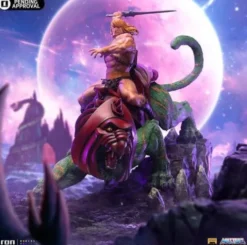 Masters of the Universe Estatua 1/10 Deluxe Art Scale He-man and Battle Cat 31 cm