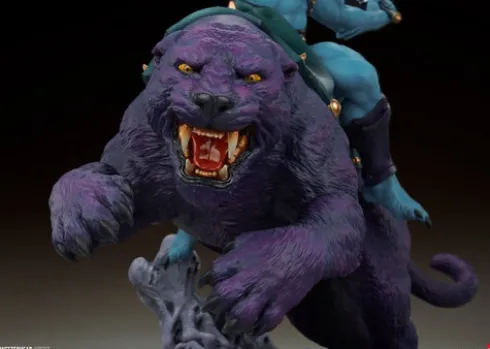Masters of the Universe 1/4 Estatua Skeletor & Panthor 81 cm