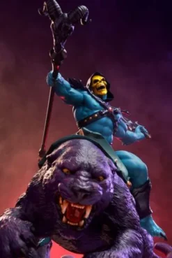 Masters of the Universe Estatua Skeletor & Panthor Classic Deluxe 62 cm