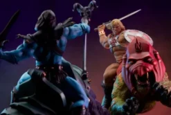 Masters of the Universe Estatua Skeletor & Panthor Classic Deluxe 62 cm