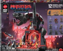 Masters of the Universe Mattel Brick Shop Set de Construcción Snake Mountain