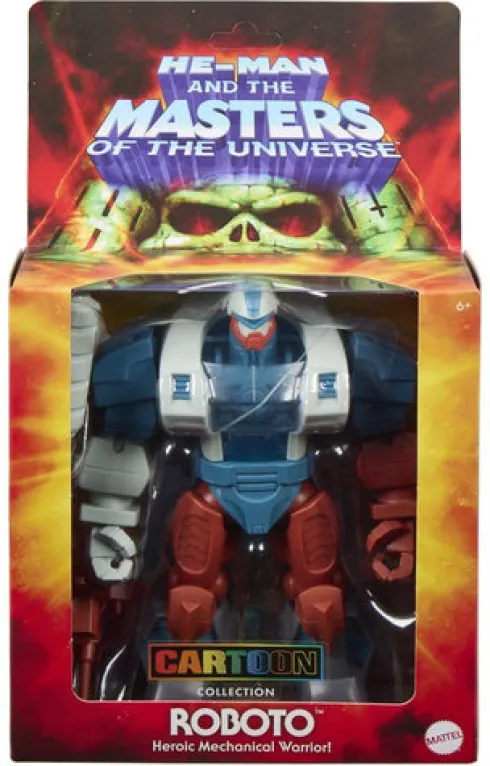 Masters of the Universe Origins Deluxe Figura Cartoon Collection: Roboto 14 cm