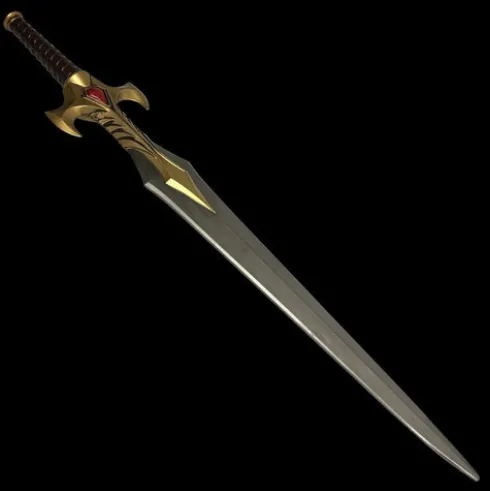 Masters of the Universe (Película 2026) LARP Stunt Prop Réplica 1/1 Teela Sword 97 cm