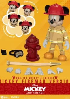 Mickey & Friends Figura Dynamic 8ction Heroes 1/9 Mickey Fireman Ver. 24 cm