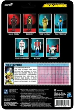 Micronauts Figura ReAction+ Wave 03 Time Traveler (Translucent Yellow) 10 cm