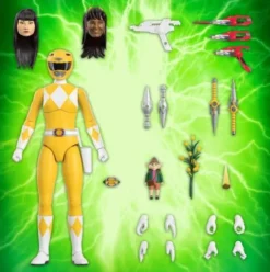 Mighty Morphin Power Rangers Galácticos Figura Ultimates Yellow Ranger 18 cm