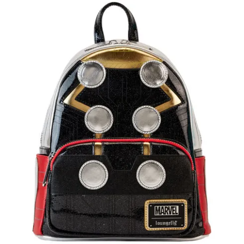 Mochila Metallic Thor Marvel Loungefly 26cm